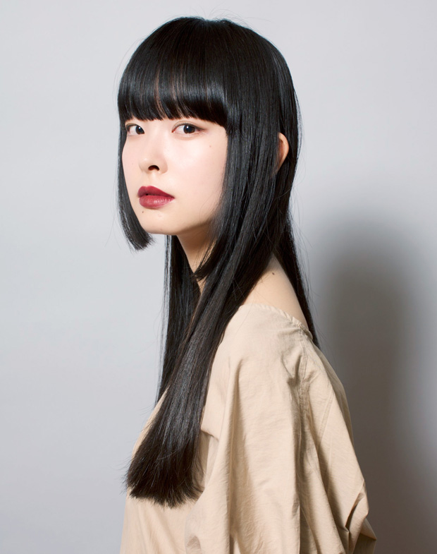 【トップレート】 髪型 ミディアム 黒髪 個性 的 - kamigatagaya