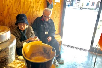 コーヒーと老人